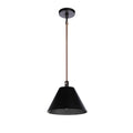 Craftmade Blake 1 Light Pendant In Flat Black/satin Brass