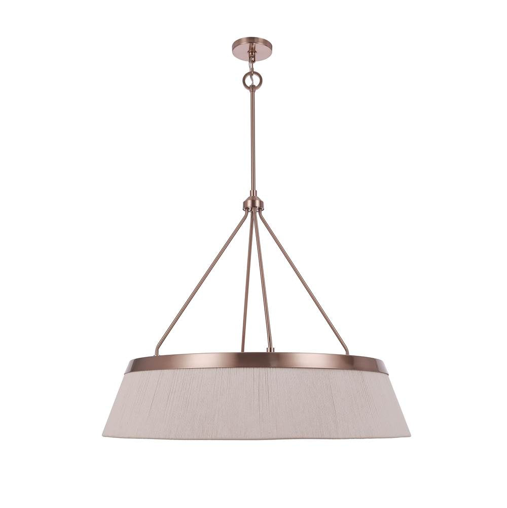Craftmade Yates 8 Light 32'' Pendant In Premium Bronze