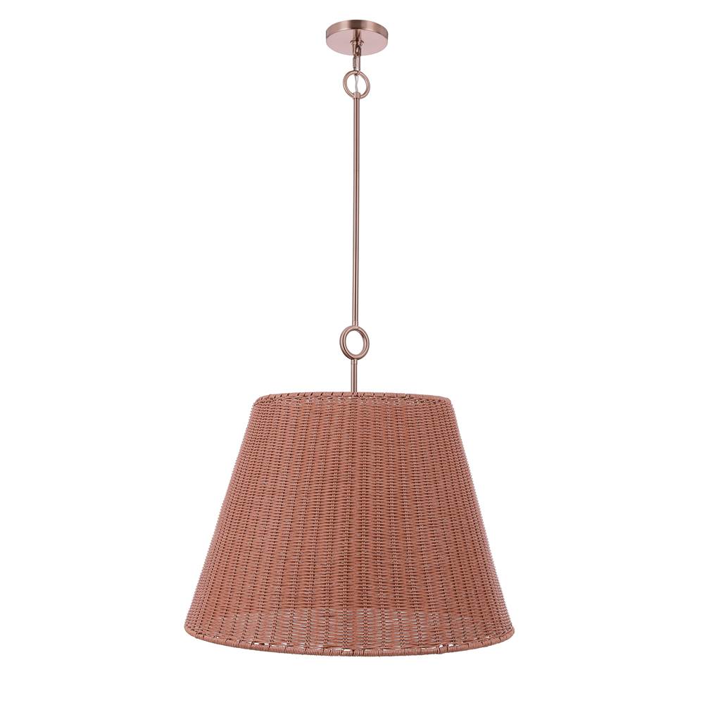 Craftmade Kirsten 3 Light 24'' Pendant In Premium Bronze