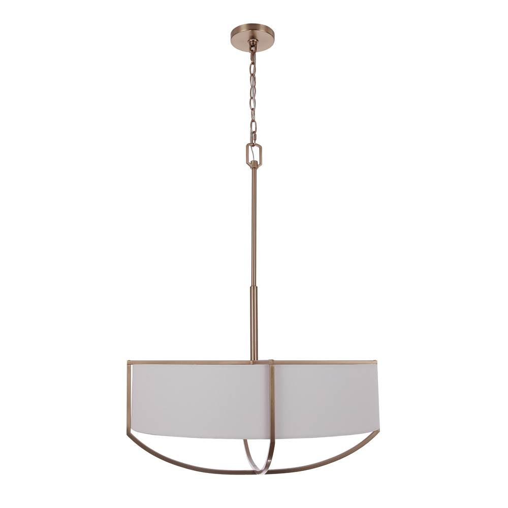 Craftmade Banks 6 Light 24.5'' Pendant In Satin Brass