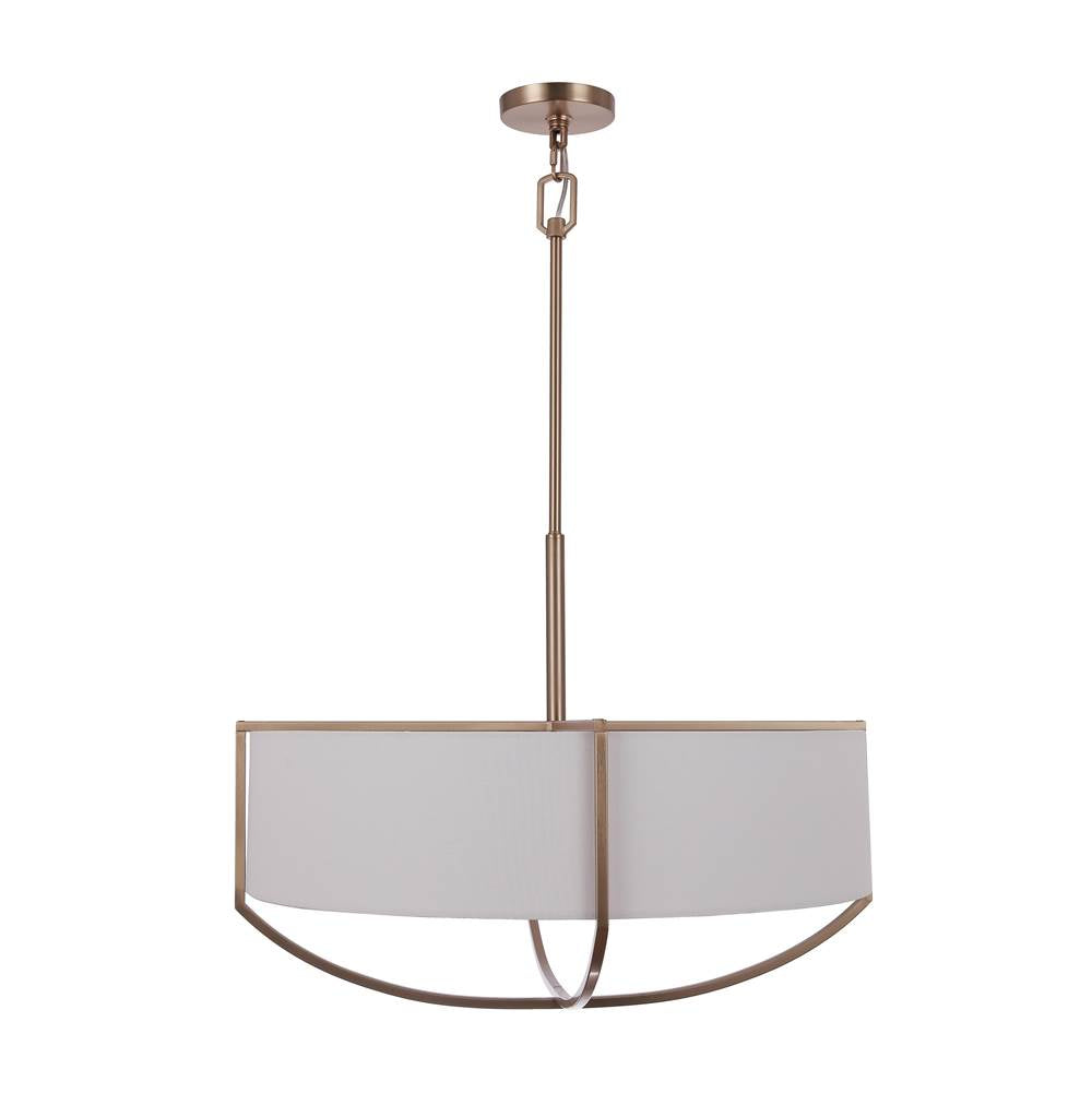 Craftmade Banks 8 Light 32.5'' Pendant In Satin Brass