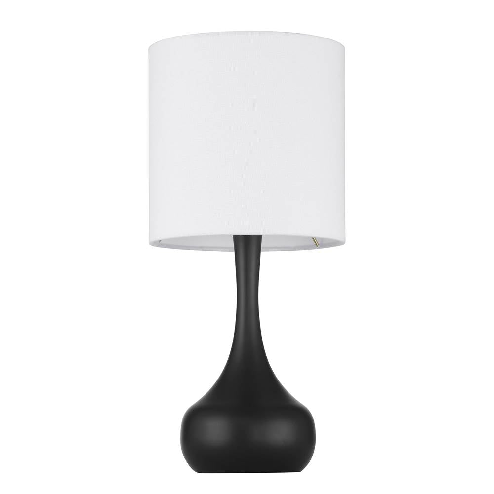 Craftmade 86226FB-T Flat Black Pallo 1 Light Table Lamp In Flat Black Image 6