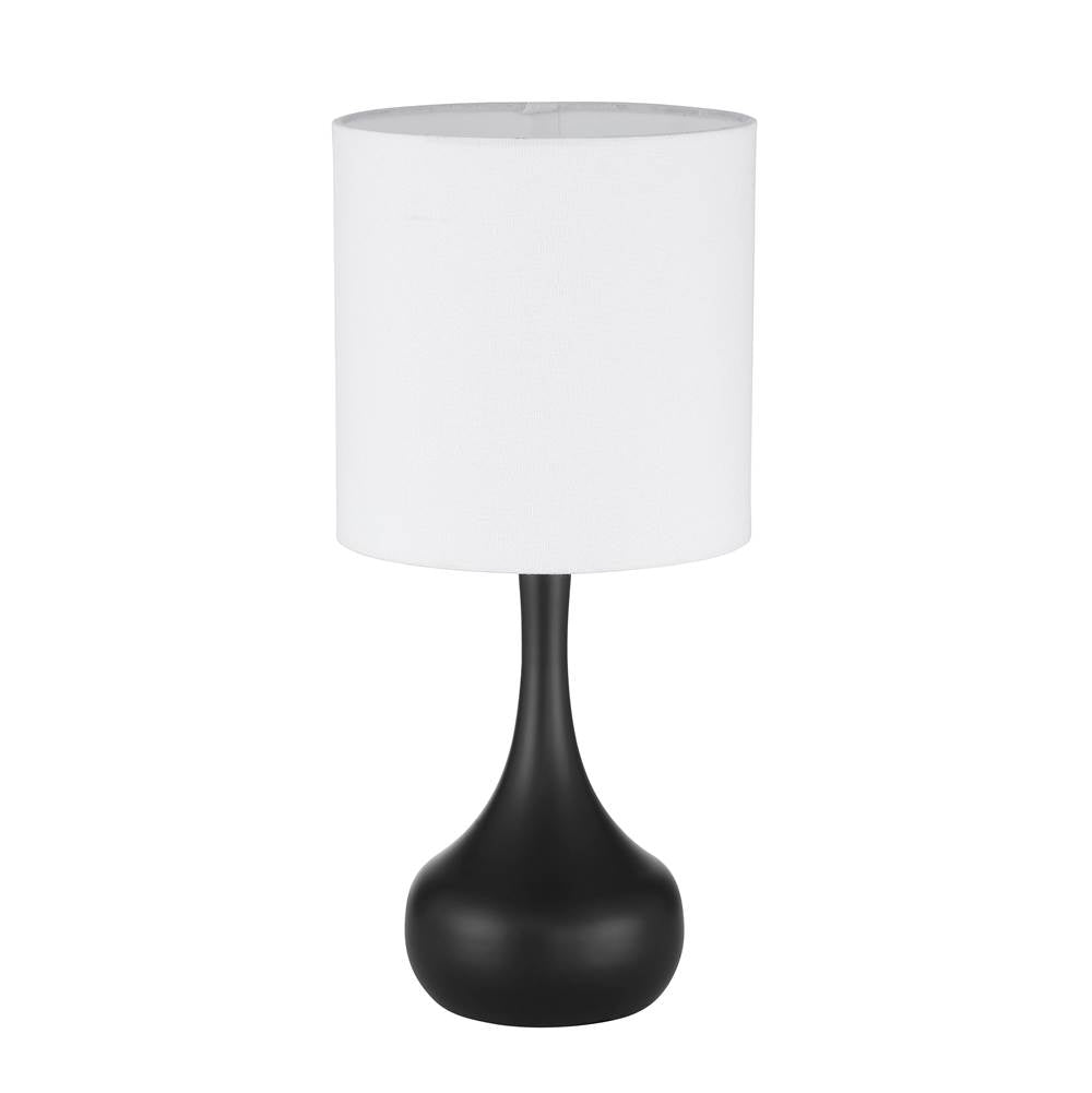 Craftmade 86226FB-T Flat Black Pallo 1 Light Table Lamp In Flat Black Image 5