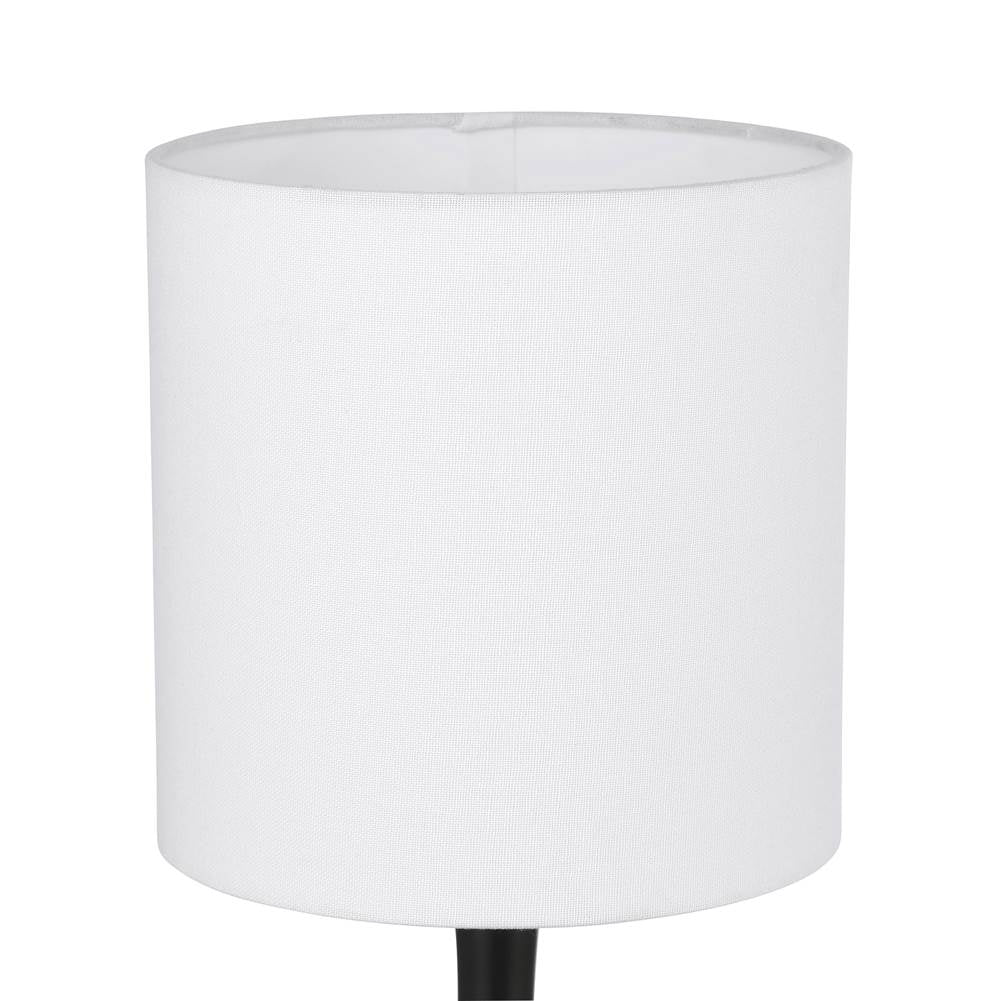 Craftmade 86226FB-T Flat Black Pallo 1 Light Table Lamp In Flat Black Image 4