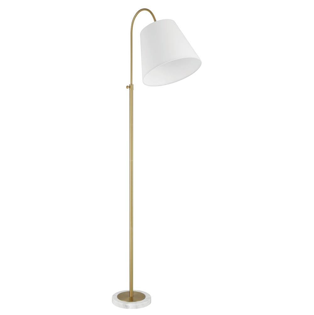 Craftmade Girard 1 Light Floor Lamp In Satin Brass