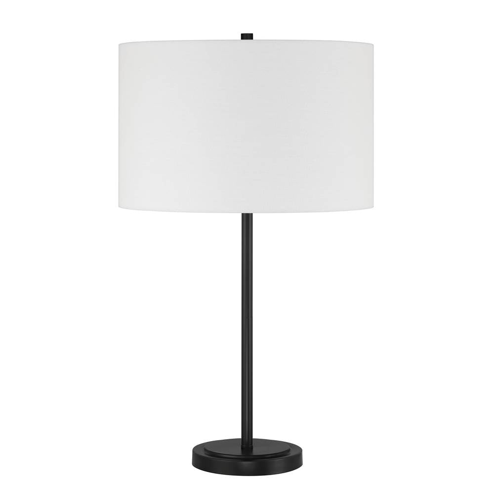 Craftmade Jones 1 Light Table Lamp In Flat Black