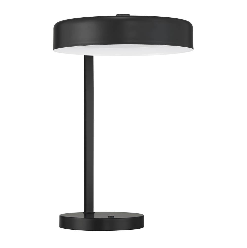 Craftmade 87019FB-T Flat Black Keeva 1 Light Table Lamp In Flat Black Image 1
