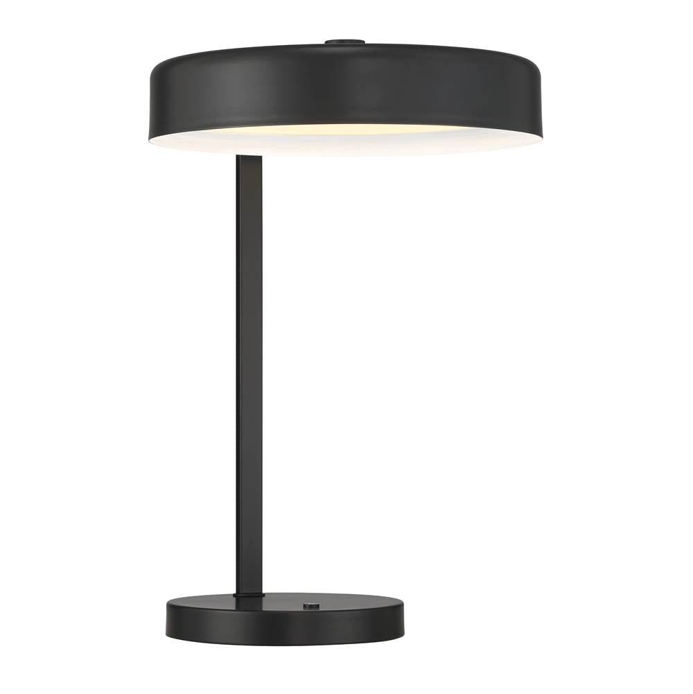 Craftmade Keeva 1 Light Table Lamp In Flat Black