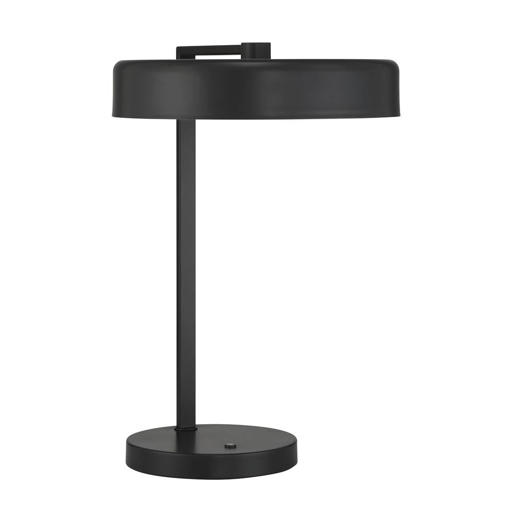 Craftmade 87019FB-T Flat Black Keeva 1 Light Table Lamp In Flat Black Image 4