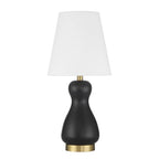 Craftmade 87020FBSB-T Flat Black,Satin Brass Gloria 1 Light Table Lamp In Flat Black/satin Brass Image 1