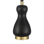 Craftmade 87020FBSB-T Flat Black,Satin Brass Gloria 1 Light Table Lamp In Flat Black/satin Brass Image 2