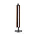 Craftmade Cameron 1 Light Led Table Lamp In Flat Black/walnut