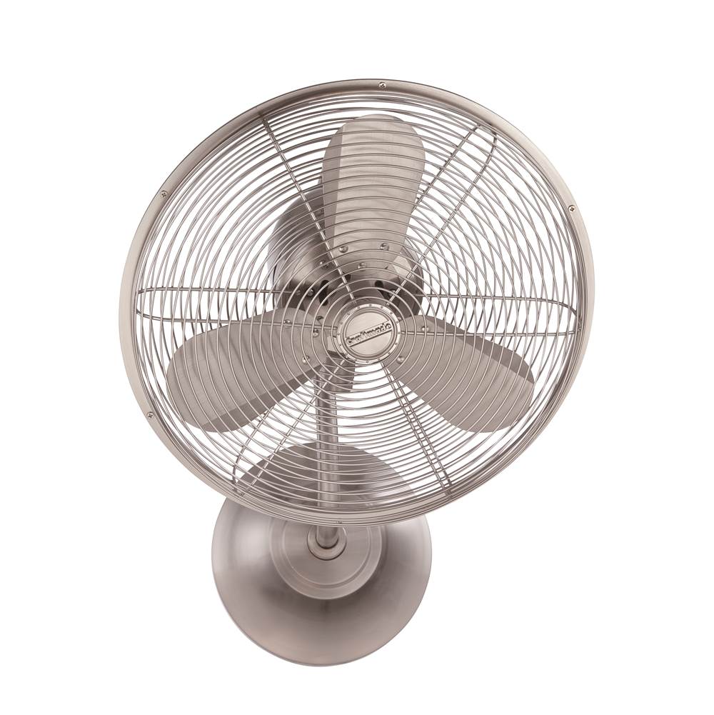 Craftmade Bellows I Bellows I 14'' 3-blade Hard-wired Indoor/outdoor (damp) Wall Fan In Aged Bronze Textured W/ Aged Bronze Blades; Not Light Kit Adaptable