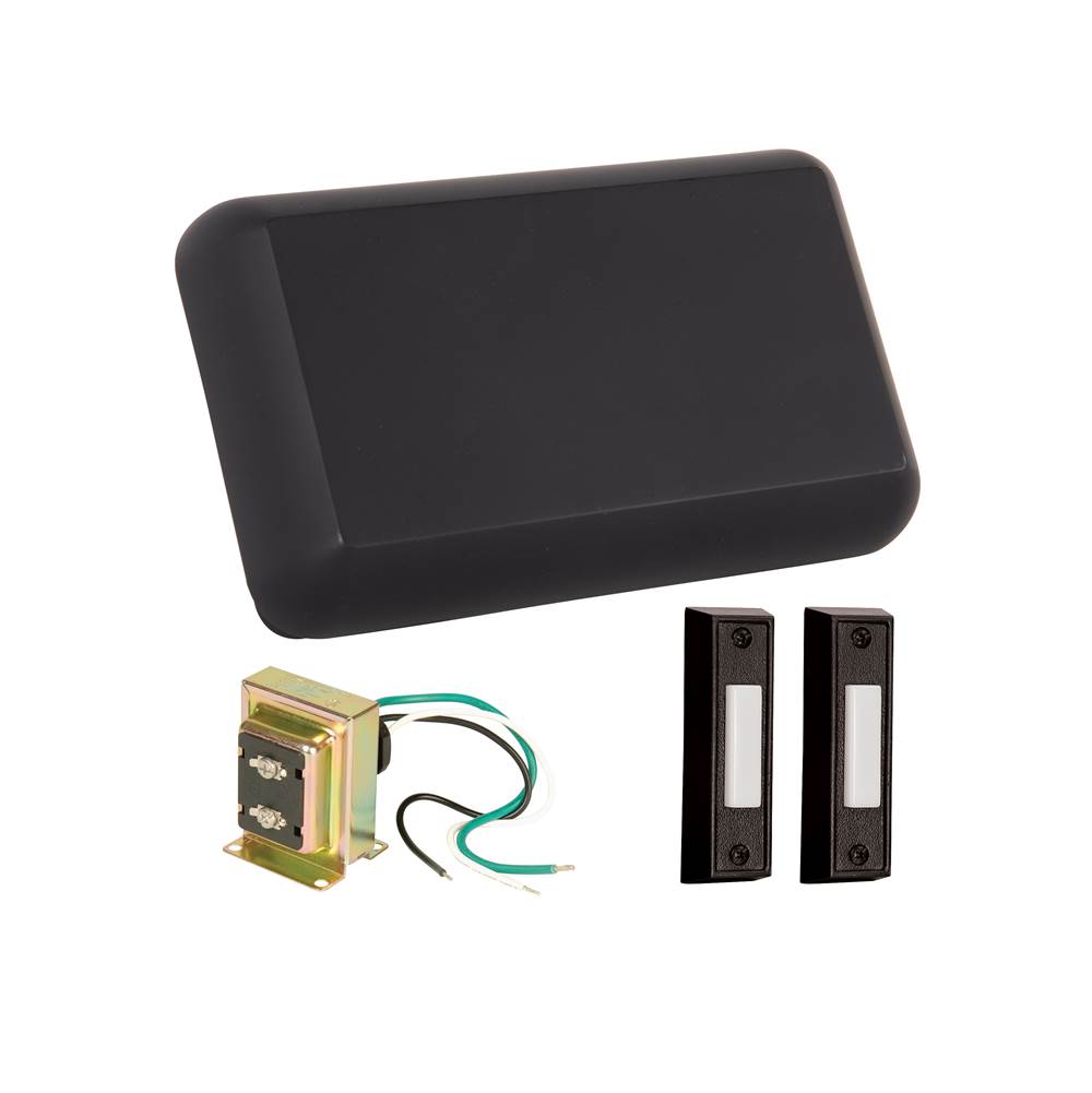 Craftmade Builder Chime Builder Chime Kit In Flat Black