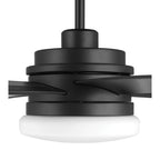 Craftmade Chilz 72'' 6-blade Indoor/outdoor (damp) Ceiling Fan In Flat Black With Flat Black Blades, Light Kit Included (optional)