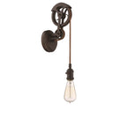 Craftmade CPMKPW-1ABZ Aged Bronze Brushed Design-a-fixture 1 Light Keyed Socket Pulley Wall Sconce Hardware In Aged Bronze Brushed Image 1