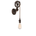 Craftmade Design And Combine Design-a-fixture 1 Light Keyed Socket Pulley Wall Sconce Hardware In Aged Bronze Brushed