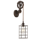 Craftmade CPMKPW-1ABZ Aged Bronze Brushed Design-a-fixture 1 Light Keyed Socket Pulley Wall Sconce Hardware In Aged Bronze Brushed Image 3