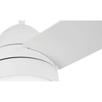 Craftmade CZY52W3 White Cozy 52'' 3-blade Ceiling Fan With Pull Chain In White With White Blades, Light Kit Included (optional) Image 4