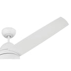 Craftmade CZY52W3 White Cozy 52'' 3-blade Ceiling Fan With Pull Chain In White With White Blades, Light Kit Included (optional) Image 3