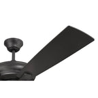 Craftmade ECF104CBZ5-CBZWLN Classic Bronze Eos 52'' 5-blade Clear 4 Light Ceiling Fan In Classic Bronze With Classic Bronze/walnut Blades, Integrated Light Kit Image 4