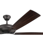 Craftmade ECF111CBZ5-CBZWLN Classic Bronze Eos 52'' 5-blade 3 Light Bowl Ceiling Fan In Classic Bronze With Classic Bronze/walnut Blades, Light Kit Included (optional) Image 4