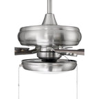 Craftmade ECF119BNK5-DWWLN Brushed Polished Nickel Eos 52'' 5-blade Ceiling Fan In Brushed Polished Nickel With Driftwood/walnut Blades, Led Pan Light Kit Included (optional) Image 7