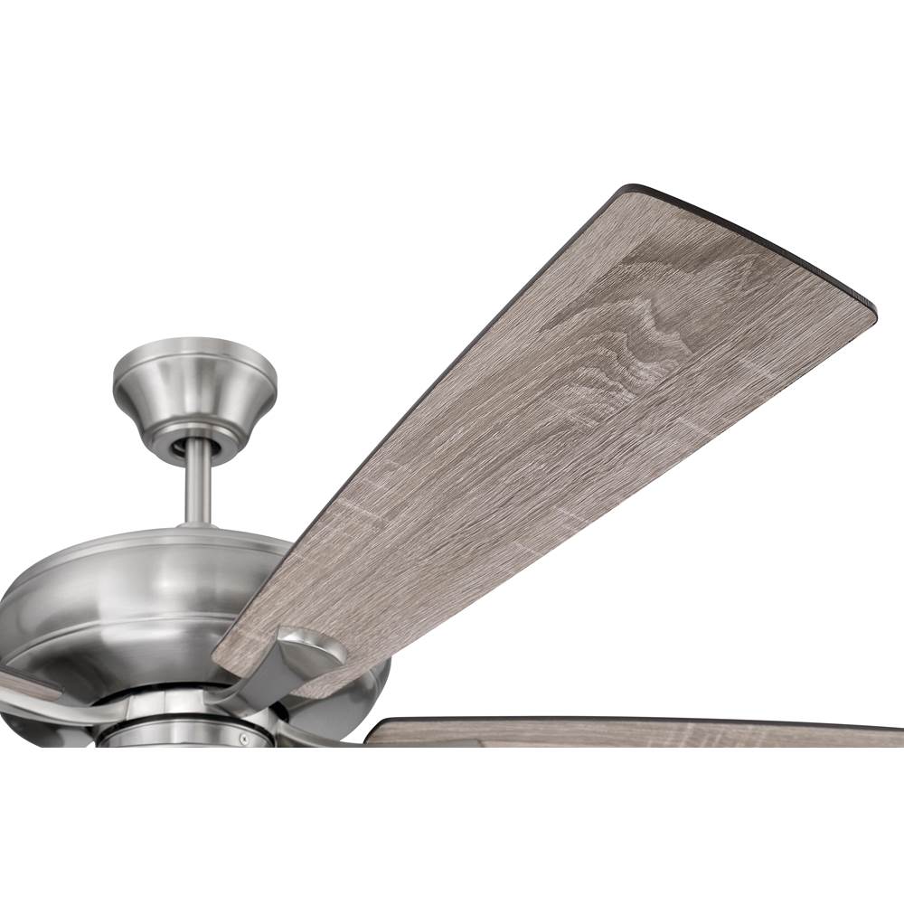 Craftmade ECF119BNK5-DWWLN Brushed Polished Nickel Eos 52'' 5-blade Ceiling Fan In Brushed Polished Nickel With Driftwood/walnut Blades, Led Pan Light Kit Included (optional) Image 4