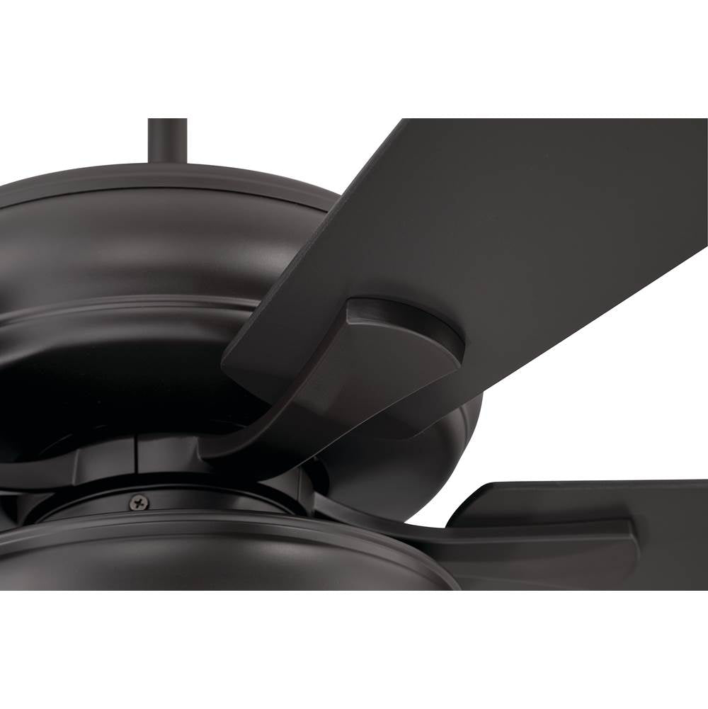 Craftmade ECF119CBZ5-CBZWLN Classic Bronze Eos 52'' 5-blade Ceiling Fan In Classic Bronze With Classic Bronze/walnut Blades, Led Pan Light Kit Included (optional) Image 5