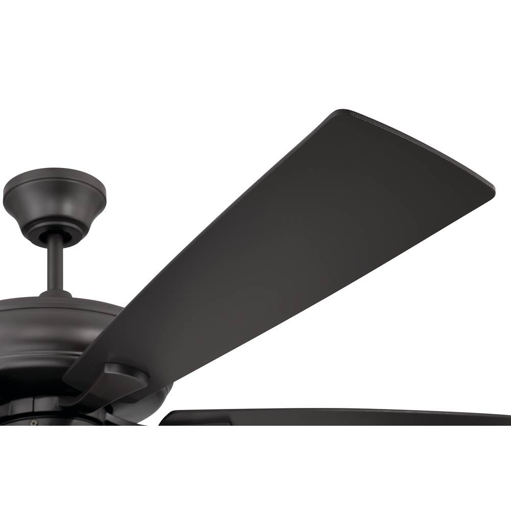 Craftmade ECF119CBZ5-CBZWLN Classic Bronze Eos 52'' 5-blade Ceiling Fan In Classic Bronze With Classic Bronze/walnut Blades, Led Pan Light Kit Included (optional) Image 4