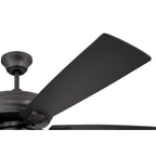 Craftmade ECF119CBZ5-CBZWLN Classic Bronze Eos 52'' 5-blade Ceiling Fan In Classic Bronze With Classic Bronze/walnut Blades, Led Pan Light Kit Included (optional) Image 4