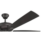 Craftmade ECF211CBZ5-CBZWLN Classic Bronze Eos 52'' 5-blade Frost 2 Light Bowl Ceiling Fan In Classic Bronze With Classic Bronze/walnut Blades, Light Kit Included (optional) Image 4