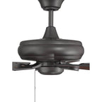 Craftmade ECF52CBZ5-CBZWLN Classic Bronze Eos 52'' 5-blade Ceiling Fan In Classic Bronze With Classic Bronze/walnut Blades, Light Kit Optional (not Included) Image 7