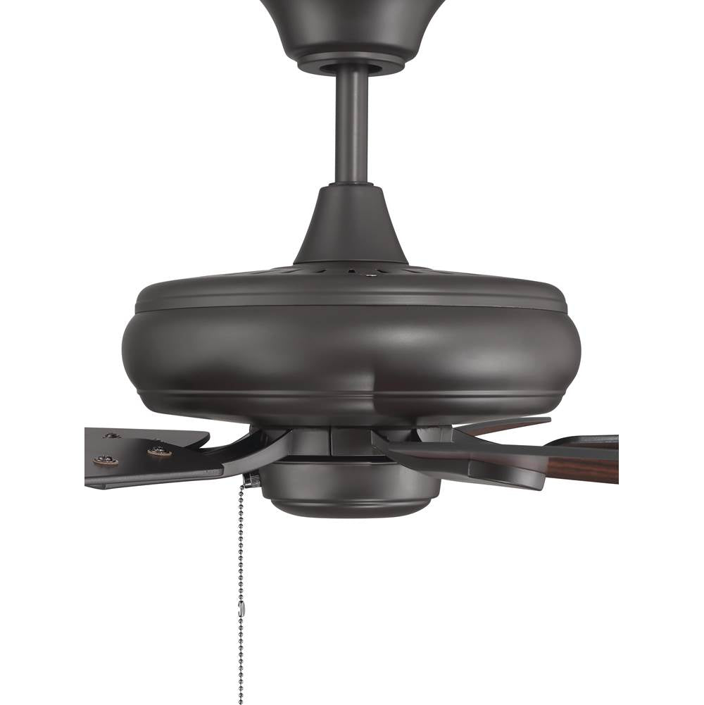 Craftmade ECF52CBZ5-CBZWLN Classic Bronze Eos 52'' 5-blade Ceiling Fan In Classic Bronze With Classic Bronze/walnut Blades, Light Kit Optional (not Included) Image 7