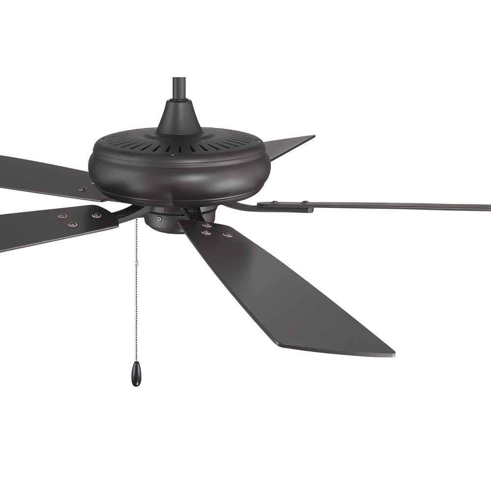 Craftmade ECF52CBZ5-CBZWLN Classic Bronze Eos 52'' 5-blade Ceiling Fan In Classic Bronze With Classic Bronze/walnut Blades, Light Kit Optional (not Included) Image 5
