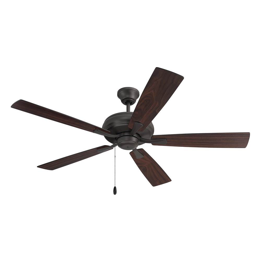Craftmade ECF52CBZ5-CBZWLN Classic Bronze Eos 52'' 5-blade Ceiling Fan In Classic Bronze With Classic Bronze/walnut Blades, Light Kit Optional (not Included) Image 2