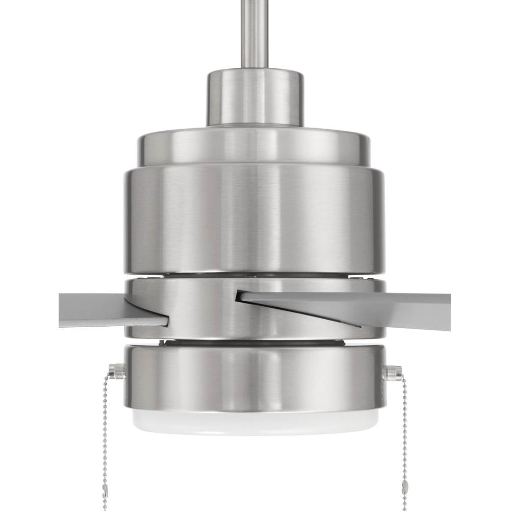 Craftmade EMCY52BNK4-PC Brushed Polished Nickel Energy Star Mccoy 52'' 4-blade Ceiling Fan In Brushed Polished Nickel With Brushed Nickel Blades, Light Kit Included (optional) Image 7