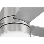 Craftmade EMCY52BNK4-PC Brushed Polished Nickel Energy Star Mccoy 52'' 4-blade Ceiling Fan In Brushed Polished Nickel With Brushed Nickel Blades, Light Kit Included (optional) Image 5