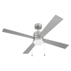 Craftmade EMCY52BNK4-PC Brushed Polished Nickel Energy Star Mccoy 52'' 4-blade Ceiling Fan In Brushed Polished Nickel With Brushed Nickel Blades, Light Kit Included (optional) Image 2
