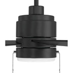 Craftmade EMCY52FB4-PC Flat Black Energy Star Mccoy 52'' 4-blade Ceiling Fan In Flat Black With Flat Black Blades, Light Kit Included (optional) Image 7