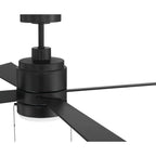 Craftmade EMCY52FB4-PC Flat Black Energy Star Mccoy 52'' 4-blade Ceiling Fan In Flat Black With Flat Black Blades, Light Kit Included (optional) Image 3
