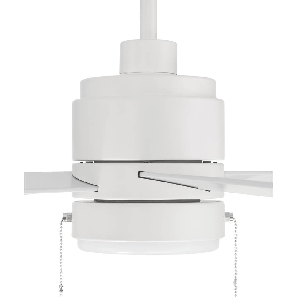Craftmade EMCY52W4-PC White Energy Star Mccoy 52'' 4-blade Ceiling Fan In White With White Blades, Light Kit Included (optional) Image 7