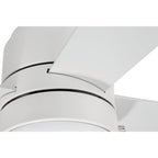 Craftmade EMCY52W4-PC White Energy Star Mccoy 52'' 4-blade Ceiling Fan In White With White Blades, Light Kit Included (optional) Image 5