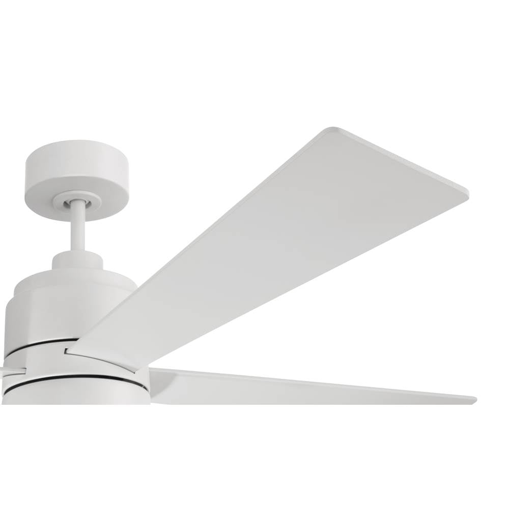 Craftmade EMCY52W4-PC White Energy Star Mccoy 52'' 4-blade Ceiling Fan In White With White Blades, Light Kit Included (optional) Image 4
