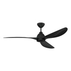 Craftmade Frazier 56'' 3-blade Indoor/outdoor (damp) Ceiling Fan In Flat Black With Flat Black Blades, Light Kit Sold Separately