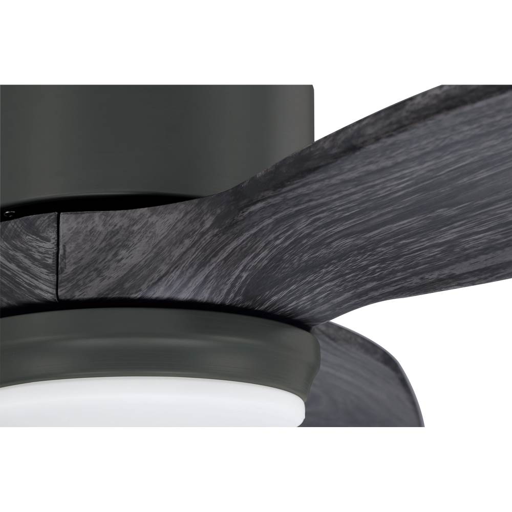 Craftmade FXL60DGT3  Force Xl 60'' 3-blade Indoor/outdoor (wet) Ceiling Fan In Dark Graphite W/ Greywood Blades; Integrated Light Kit Image 8