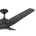 Craftmade FXL60DGT3  Force Xl 60'' 3-blade Indoor/outdoor (wet) Ceiling Fan In Dark Graphite W/ Greywood Blades; Integrated Light Kit Image 2
