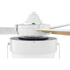 Craftmade INT52W3 White Intrepid 52'' 3-blade Ceiling Fan In White W/ White/ash Blades; Integrated Light Kit Image 5