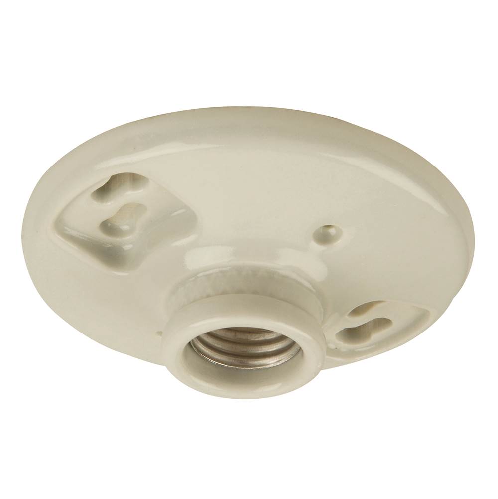 Craftmade  Keyless 1 Light Socket Lamp Holder In Porcelain