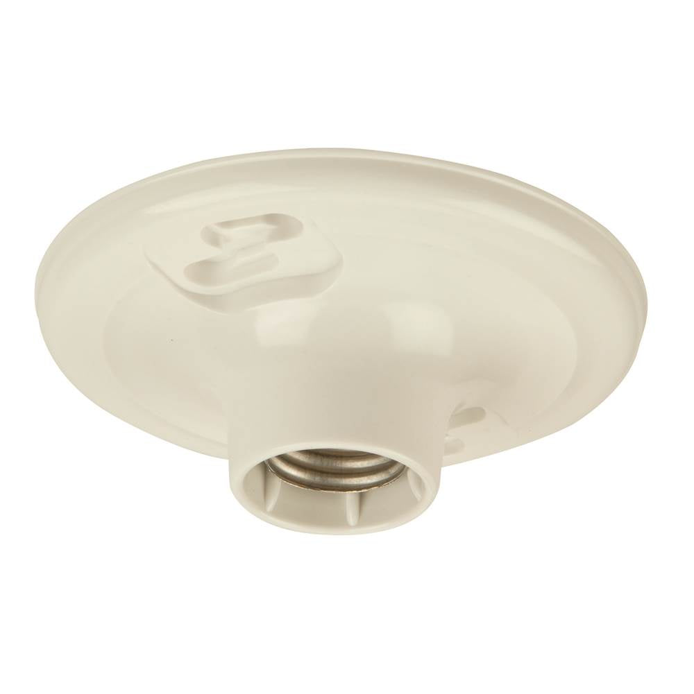 Craftmade  Plastic Keyless 1 Light Socket Lamp Holder In White
